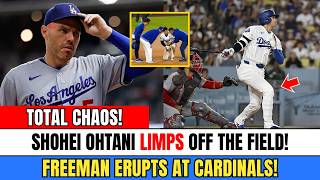 OHTANI TARGETED! 3 Cardinals Players EJECTED After Serious Foul — Freeman Issues SHOCKING Warning!