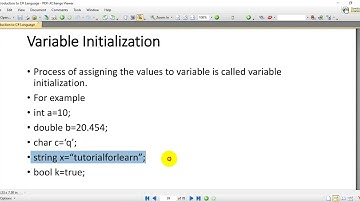 5-Variables in C# | Variable Declaration & Initialization