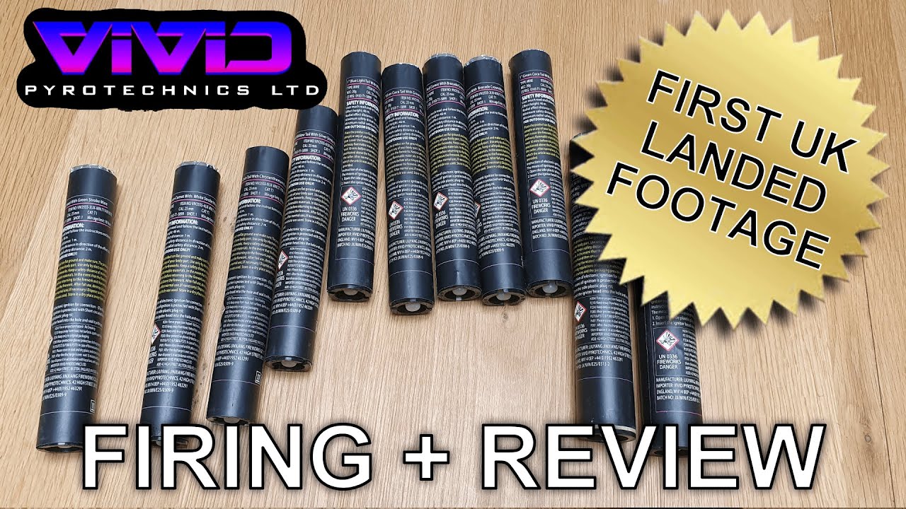 Vivid Pyrotechnics - NEW Single Shots *UK LANDED FOOTAGE 4K* + REVIEW