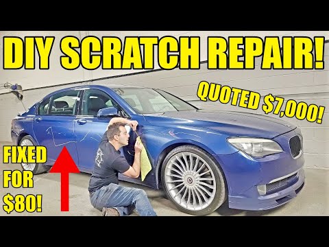 I Was Quoted $7K To Fix Deep Key Scratches So I Fixed It Myself For $80! DIY Paint Scratch Fix!
