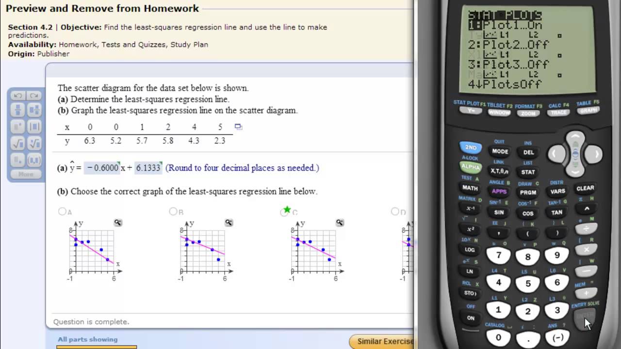 How Do You Graph Lsrl On A Ti 84?