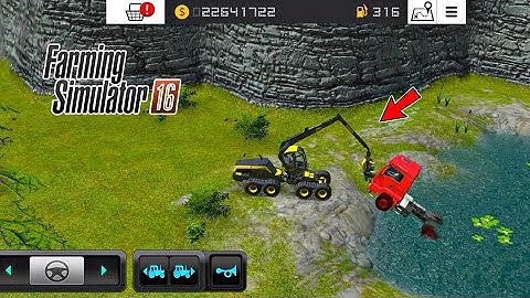 Fs 16 Forestry Use ! How To Cut Trees In Farming Simulator 16 ! Timelapse #fs16