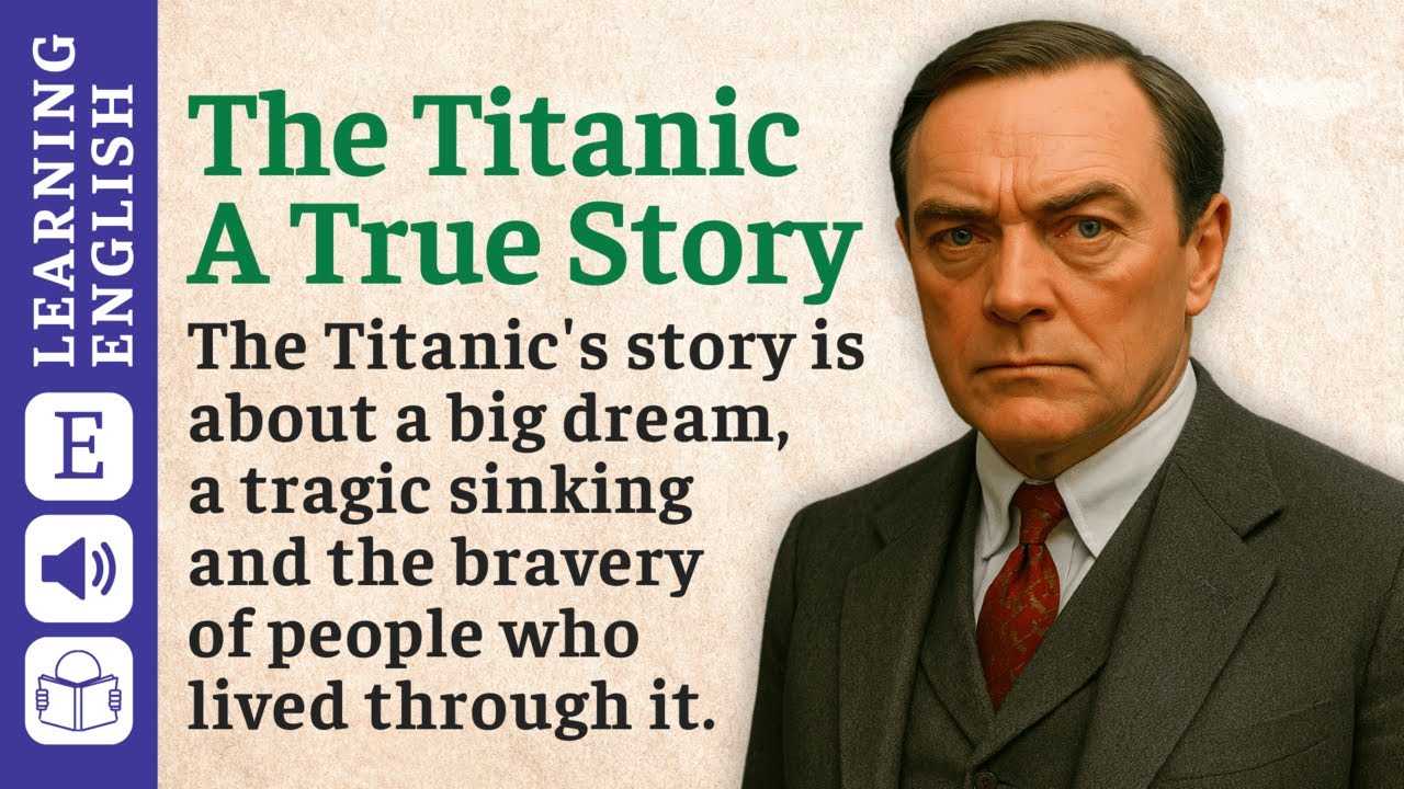 Improve your English ⭐ Very Interesting Story - Level 3 - The Titanic A True Story I GlowEnglish