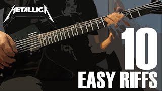 10 easy Metallica riffs