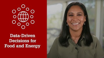 Data-Driven Decisions for Food and Energy (Daniela Sofia Jones, Ph.D.)