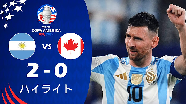 [ハイライト] アルゼンチン 2-0 カナダ |準決勝 |コパ・アメリカ 2024™