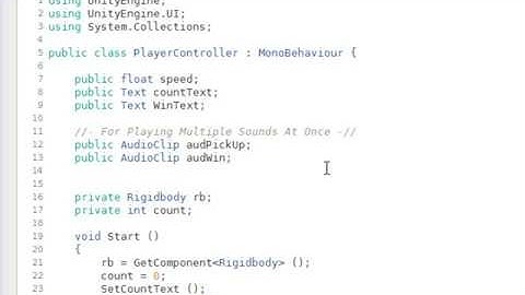 Tutorial Unity3D 5.1.1 Multiple Sounds AT ONCE on your Player is easy