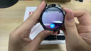 2024 New 1.85 inch Large Screen Dual Camera Video Call 4G Android Smart Watch 1000mAh
