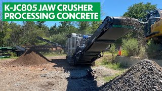 Komplet K-JC805 Mobile Compact Jaw Crusher Processing Concrete screenshot 3