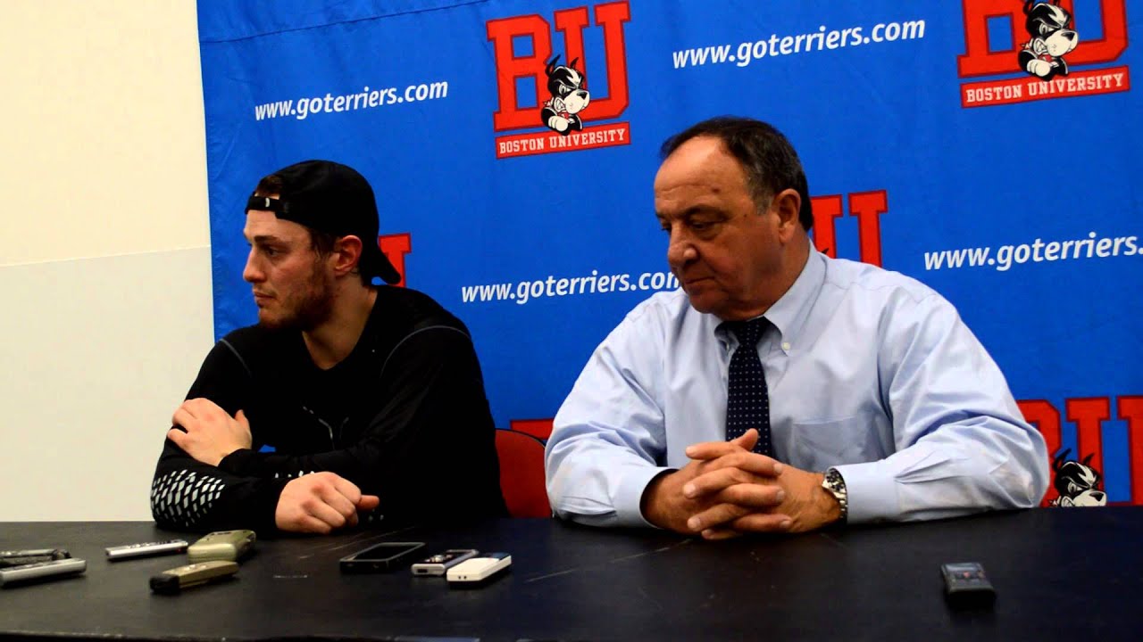dsc korfbal UNH's Dick Umile and Connor Hardowa's post-game comments, 11-18-12