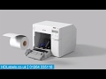 Epson c3500 colour label printer from labels
