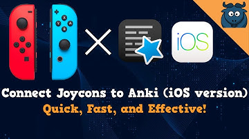 Connect a Nintendo Joy-Con Controller to iOS Anki Mobile (iPad, iPhone, etc.)