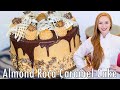 AMAZING Almond Roca Caramel Cake Recipe!! With Caramel Cake, Caramel Buttercream & Toffee!!