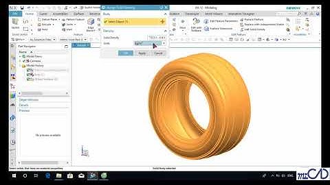 NX12 Tutorial - Thiết Kế Và Lắp Ráp - 12 1  Solid Density