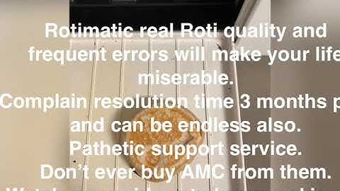 Rotimatic realistic review