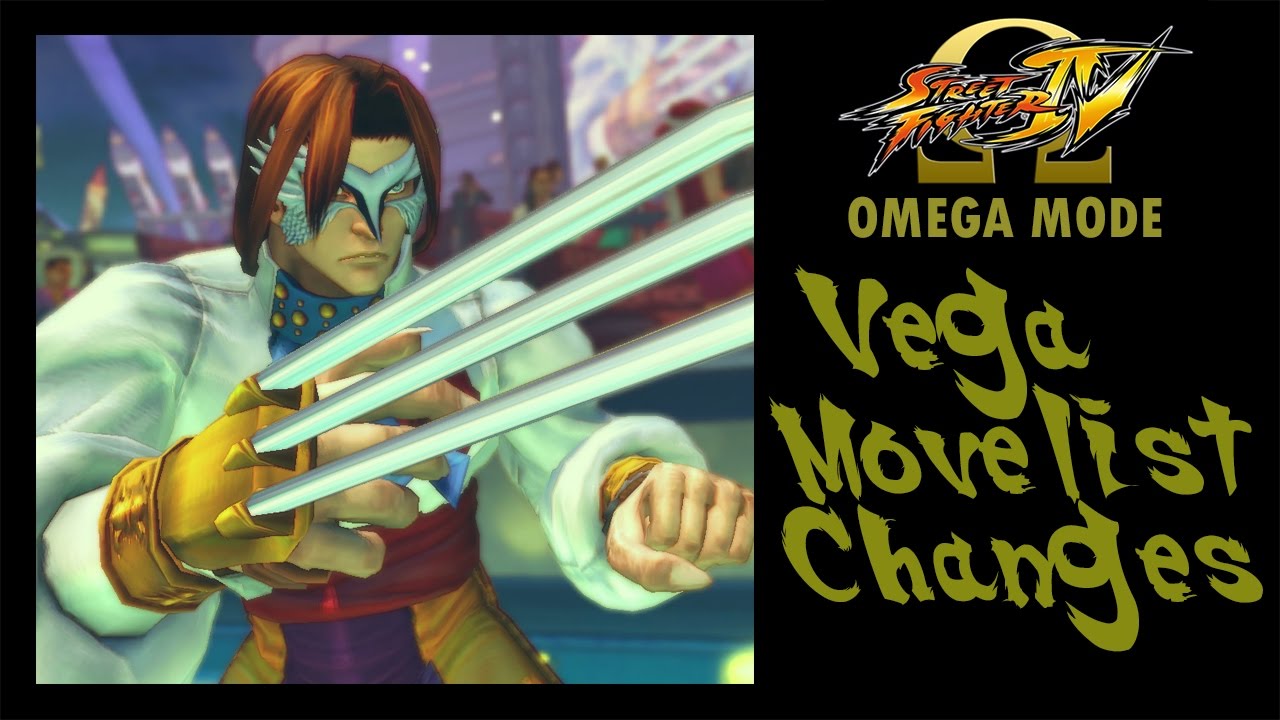 USFIV: Omega Mode - Vega Move List Changes 