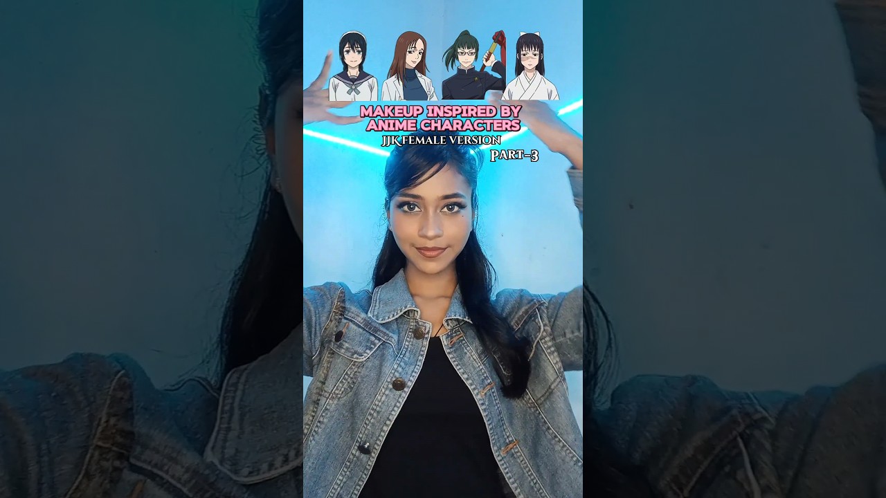 Makeup Inspired by Anime Characters part-3 💓 #anime #cosplay #jujutsukaisen