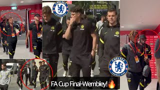 🔥Breaking❗️Kai Havertz Injured!,miss FA Cup Final😫Chelsea players arrival and Stroll at Wembley