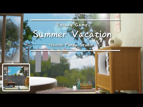 思い出の夏休み (Hiboshi Panda Studio) | Escape Game Summer Vacation Walkthrough