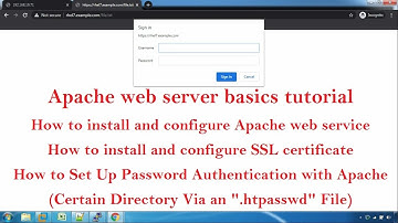 Apache web server basics tutorial (Tamil)