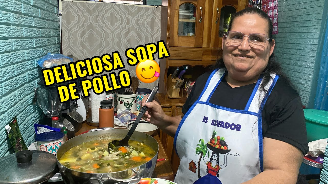 RICA SOPA PARA EL ALMUERZO ☺️🇸🇻