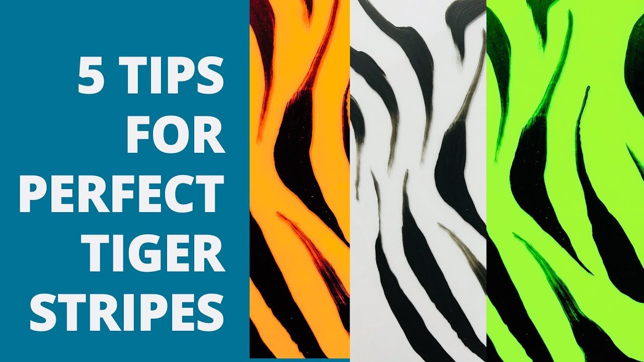 5 Techniques for Perfect Tiger Stripes - Free Face Painting Course