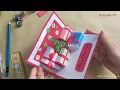 DIY card - Christmas card and happy new year for your friends.