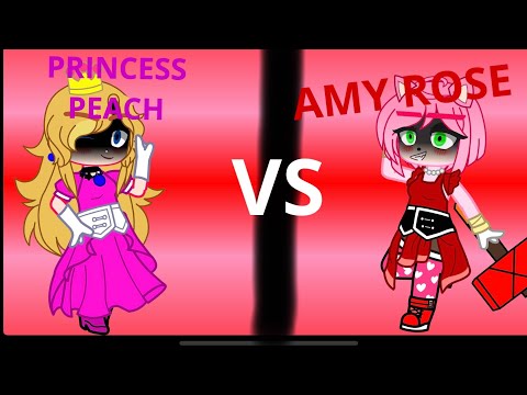 ⚠️FLASH WARNING ⚠️ Princess Peach vs Amy Rose Rap Battle|| Gacha Club Rap Battles|| •Toxic•||