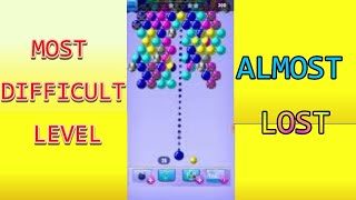 bubble shooter level 144 diffcult level GamePlay