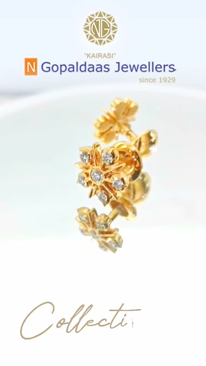 Traditional Diamond Stud Collection #diamond #gold #trendingshorts #2023