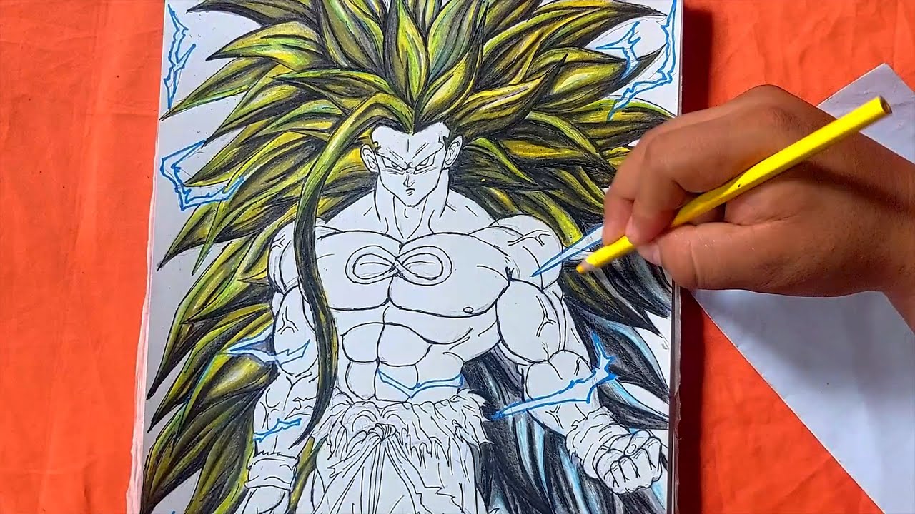 Dibujando a Goku Super Sayayin Infinito/Reto de suscriptor/Super Saiyan  Infinity Goku is Born - YouTube