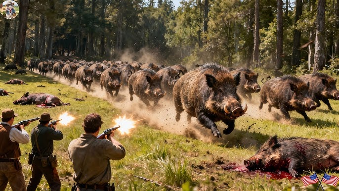 Unforgettable Battle! Farmers vs Millions of Invasive Wild Boars Destroy  Crops | Invasive Species