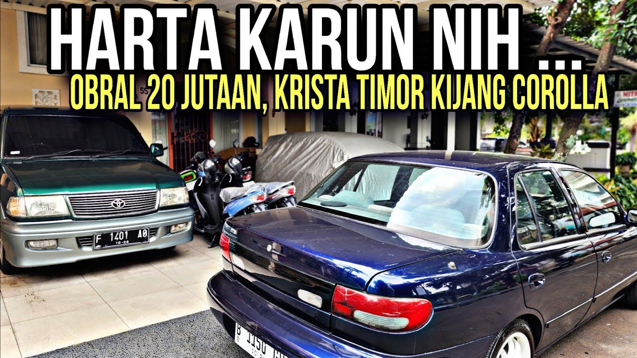 Bakalan Viral nih‼️Nemu Harta Karun nih, Pedagang Jujur Obral Cuma 20 Jutaan Kijang Corolla Krista