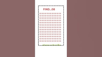 FIND OUT👁️08👁️#IQtest#Eyetest#Math#Gk #BrainExercise#Puzzle#yt #Quiz#Learn#Reels#Views #Viral#Shorts