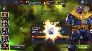 Marvel Batalla de Superhéroes Enfrentando a THANOS