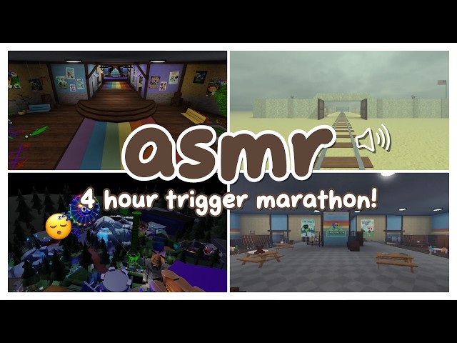 (roblox asmr 🌙) THE ULTIMATE TRIGGER MARATHON | 40+ triggers to help you sleep! 😴