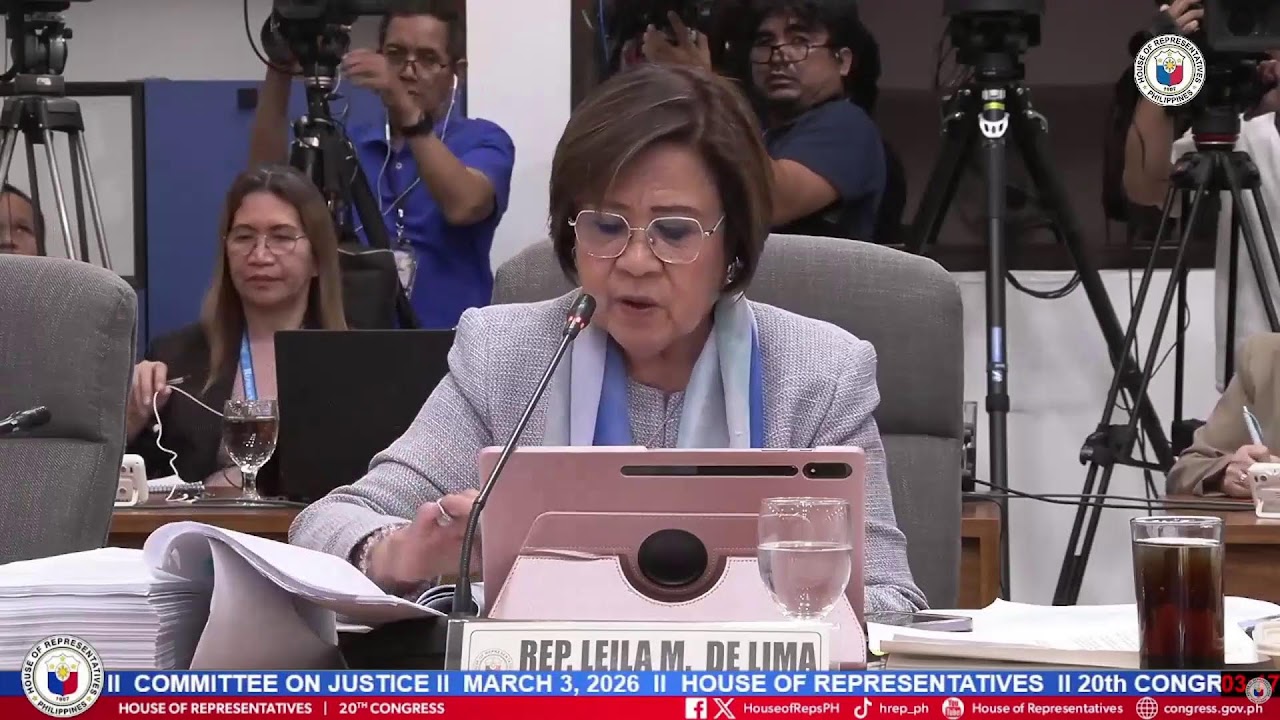 LIVE: House panel resumes deliberations on VP Sara impeachment complaints (March 3, 2026)