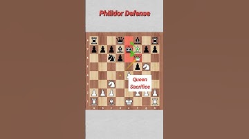 How to Checkmate Your Opponent in 12 Moves with a Stunning Queen Sacrifice in the Philidor Defence 🔥