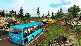 Real Bus Driver 3D Simulator Game। Hill Station Bus Driving Android Game । Android Gameplay screenshot 3