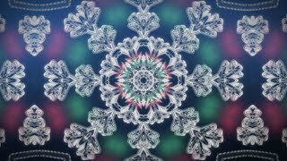 Kaleidoscope Snowflake Holiday Ecard
