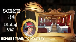 Express Train to Mystery Secrets Event Scene 24 - Dining Car. No loading screens. June’s Journey