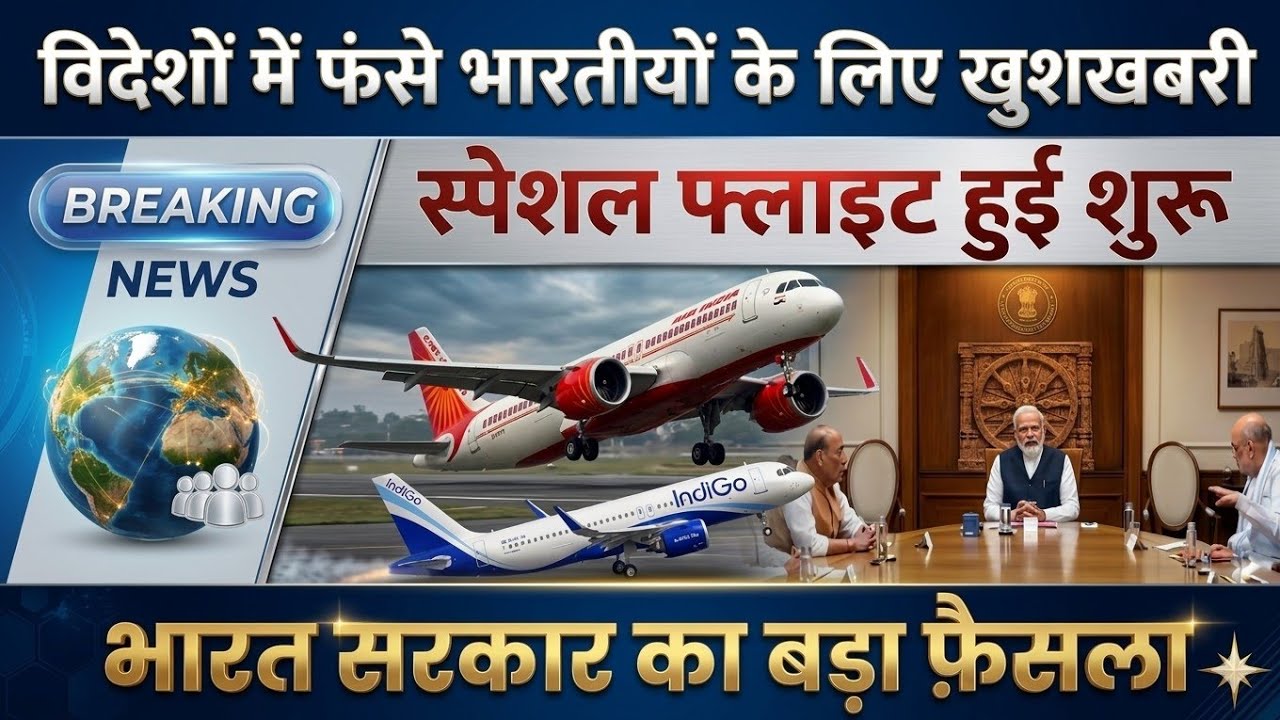 विदेशों में फंसे भारतीयों के लिए खुशखबरी। Flight news। Dubai, Kuwait, Qatar, Saudi Arab, Oman news