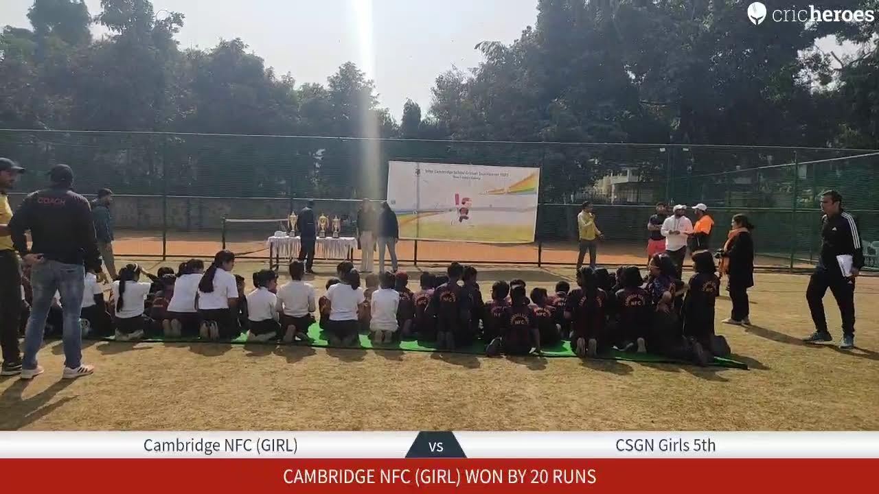 Live Cricket Match Cambridge NFC (GIRL) vs CSGN Girls 5th 09Feb23