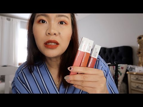 MAYBELLINE SUPERSTAY MATTE INK CITY EDITION REVIEW AND SWATCHES (ALL NEW SHADES). 