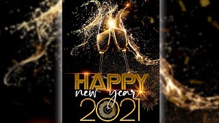 HAPPY NEW YEAR 2021 FLYER DESIGN IN PHOTOSHOP | Flyer Design Photoshop 2021 screenshot 2