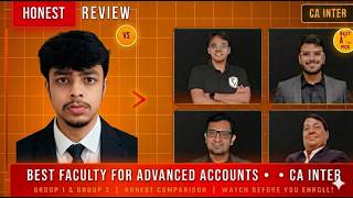 Best Faculty For Ca Intermediate Group 1 Adv Accounts | Honest Review | Ca Inter | ICAI | Knowledge