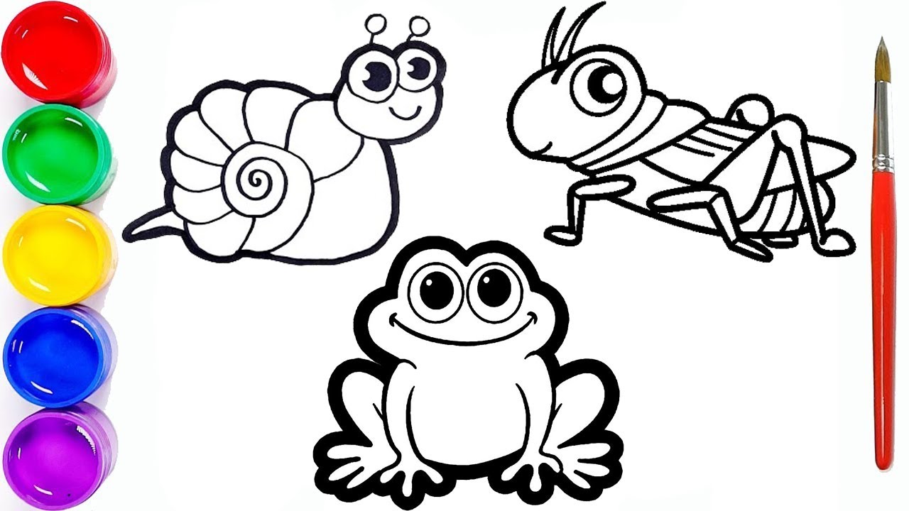[collection] How to draw Small animals Step by Step | Bolalar uchun ...