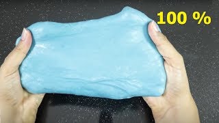 طريقة جديدة لصنع سلايم رهيبب و مضبوط %100, بدون غراء|| طريقة غير موجودة باليوتيوب NO GLUE SLIME