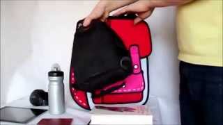 2D Backpack in Red - 2D Bags