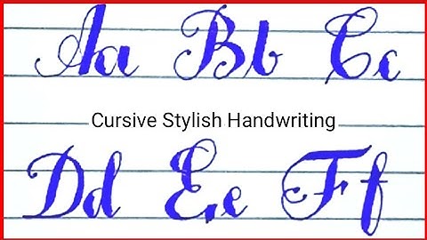 All English Alphabet letters (capitals & small) in  English Calligraphy with cut marker 605